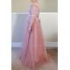 Long Lace Appliques Tulle Mother of The Bride Dresses 602092