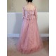 Long Lace Appliques Tulle Mother of The Bride Dresses 602092