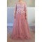Long Lace Appliques Tulle Mother of The Bride Dresses 602092