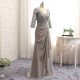 Elegant Chiffon Beaded V-Neck Long Mother of The Bride Dresses 602100 Elegant Chiffon Beaded V-Neck Long Mother of The Bride Dresses 602100