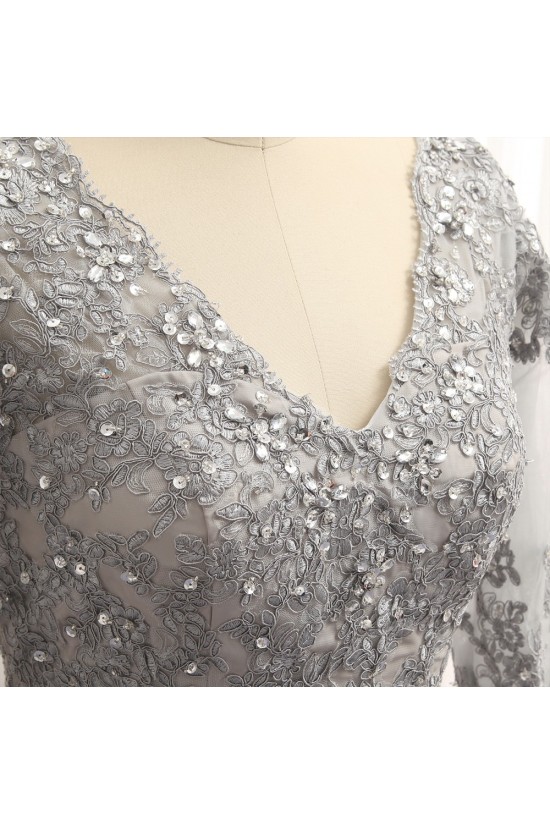 Elegant Chiffon Beaded V-Neck Long Mother of The Bride Dresses 602100 Elegant Chiffon Beaded V-Neck Long Mother of The Bride Dresses 602100