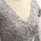 Elegant Chiffon Beaded V-Neck Long Mother of The Bride Dresses 602100 Elegant Chiffon Beaded V-Neck Long Mother of The Bride Dresses 602100