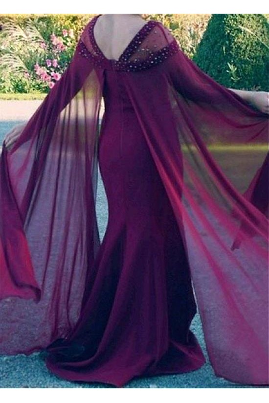 Mermaid Chiffon Beaded Long Mother of The Bride Dresses 602125 Mermaid Chiffon Beaded Long Mother of The Bride Dresses 602125