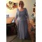 A-Line Lace Chiffon Long Mother of The Bride Dresses 602134