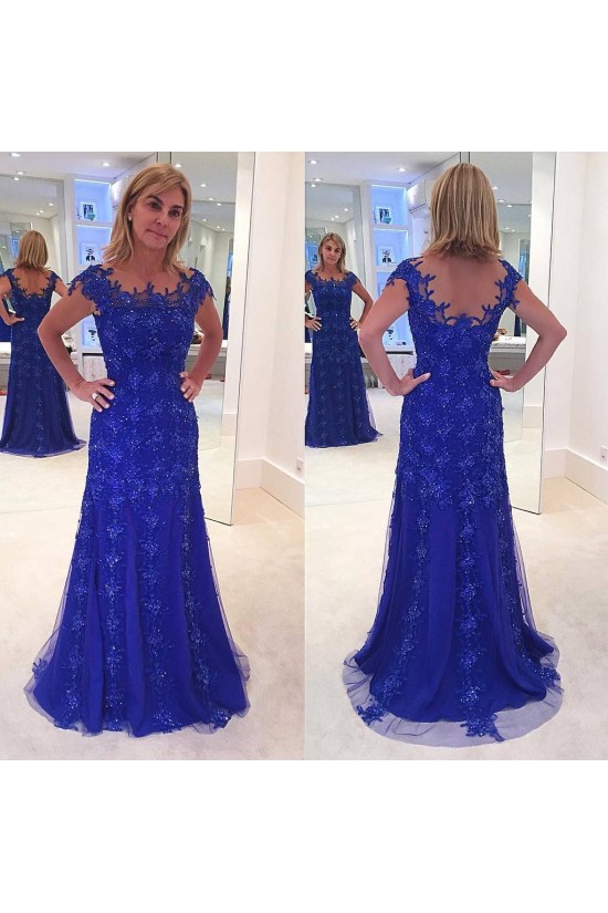 Elegant Long Mother of The Bride Dresses with Beads and Lace Appliques 602138 Elegant Long Mother of The Bride Dresses with Beads and Lace Appliques 602138