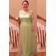 Elegant 3/4 Length Sleeves Tulle Mother of The Bride Dresses 602144
