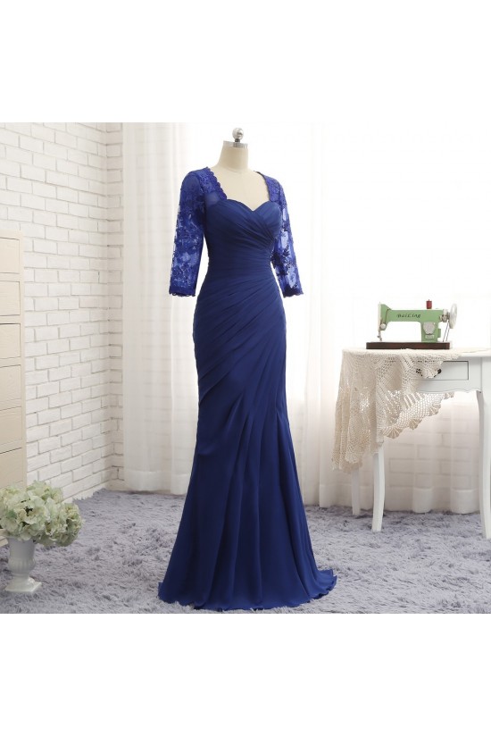 Mermaid 3/4 Length Sleeves Lace Mother of The Bride Dresses 602148 Mermaid 3/4 Length Sleeves Lace Mother of The Bride Dresses 602148
