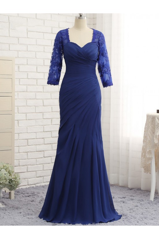 Mermaid 3/4 Length Sleeves Lace Mother of The Bride Dresses 602148 Mermaid 3/4 Length Sleeves Lace Mother of The Bride Dresses 602148