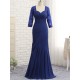 Mermaid 3/4 Length Sleeves Lace Mother of The Bride Dresses 602148 Mermaid 3/4 Length Sleeves Lace Mother of The Bride Dresses 602148