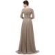 A-Line V-Neck Long Sleeves Lace Chiffon Mother of The Bride Dresses 602149 A-Line V-Neck Long Sleeves Lace Chiffon Mother of The Bride Dresses 602149