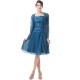 Short Long Sleeves Lace Chiffon Mother of The Bride Dresses 602155 Short Long Sleeves Lace Chiffon Mother of The Bride Dresses 602155