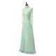 A-Line Long Sleeves Lace Chiffon Mother of The Bride Dresses 602156 A-Line Long Sleeves Lace Chiffon Mother of The Bride Dresses 602156