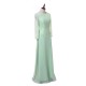 A-Line Long Sleeves Lace Chiffon Mother of The Bride Dresses 602156 A-Line Long Sleeves Lace Chiffon Mother of The Bride Dresses 602156