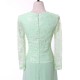 A-Line Long Sleeves Lace Chiffon Mother of The Bride Dresses 602156 A-Line Long Sleeves Lace Chiffon Mother of The Bride Dresses 602156