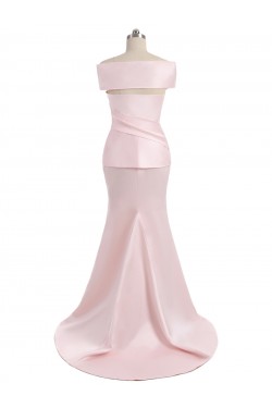 Long Pink Beaded Mermaid Mother of The Bride Dresses 602163