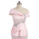 Long Pink Beaded Mermaid Mother of The Bride Dresses 602163