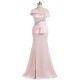 Long Pink Beaded Mermaid Mother of The Bride Dresses 602163
