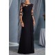 Lace Chiffon Long Black Mother of The Bride Dresses 602166