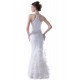 Modest Trumpet / Mermaid Sleeveless Floor length Lace Wedding Dresses WD010001 Modest Trumpet / Mermaid Sleeveless Floor length Lace Wedding Dresses WD010001