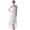 A-line High Low Short Lace Wedding Dresses WD010015