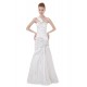 Sheath/Column One-Shoulder Floor-Length Wedding Dresses WD010023