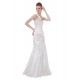 Sheath/Column One-Shoulder Floor-Length Wedding Dresses WD010023