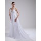 Elegant A-line V-neck Straps Chapel Train Chiffon Beaded Wedding Dresses WD010026 Elegant A-line V-neck Straps Chapel Train Chiffon Beaded Wedding Dresses WD010026