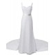 Sheath/Column Straps Chapel Train Lace Wedding Dresses WD010034 Sheath/Column Straps Chapel Train Lace Wedding Dresses WD010034