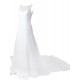 A-line Chapel Train Lace Bateau Wedding Dresses WD010035 A-line Chapel Train Lace Bateau Wedding Dresses WD010035