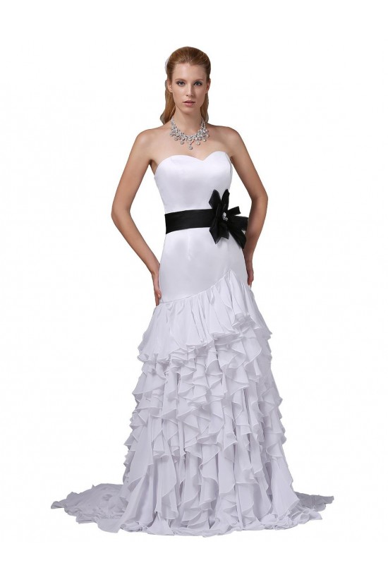 Trumpet/Mermaid Sweetheart Court Train Wedding Dresses WD010036 Trumpet/Mermaid Sweetheart Court Train Wedding Dresses WD010036