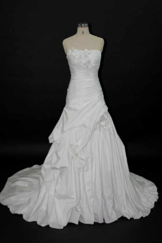 Elegant A-line Strapless Bridal Wedding Dresses WD010142 Elegant A-line Strapless Bridal Wedding Dresses WD010142