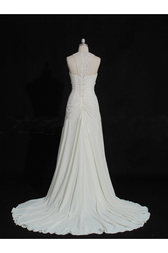 Affordable Sheath/Column Chiffon Bridal Wedding Dresses WD010144 Affordable Sheath/Column Chiffon Bridal Wedding Dresses WD010144
