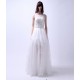Inexpensive Short Bridal Wedding Dresses with Removable Long Skirt WD010156
