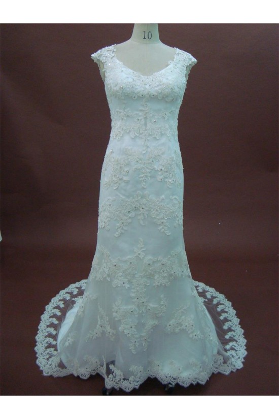Elegant Trumpet/Mermaid Lace Bridal Wedding Dresses WD010160 Elegant Trumpet/Mermaid Lace Bridal Wedding Dresses WD010160