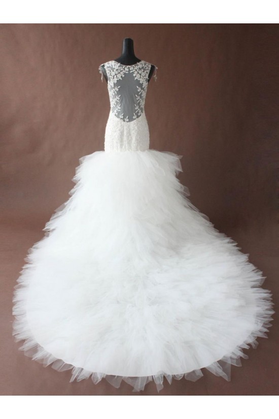 Sexy Trumpet/Mermaid Lace Bridal Wedding Dresses WD010194 Sexy Trumpet/Mermaid Lace Bridal Wedding Dresses WD010194