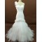 Trumpet/Mermaid One Shoulder Court Train Bridal Wedding Dresses WD010196