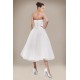 A-line Strapless Tea Length Bridal Wedding Dresses WD010228 A-line Strapless Tea Length Bridal Wedding Dresses WD010228