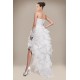High Low Strapless Bridal Wedding Dress WD010233 High Low Strapless Bridal Wedding Dress WD010233