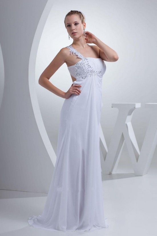 Sheath/Column One Shoulder Bridal Wedding Dress WD010246 Sheath/Column One Shoulder Bridal Wedding Dress WD010246