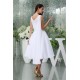 A-line Short Chiffon Bridal Wedding Dress WD010247