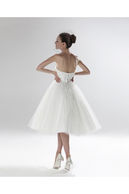A-line Strapless Short Bridal Wedding Dress WD010248 A-line Strapless Short Bridal Wedding Dress WD010248