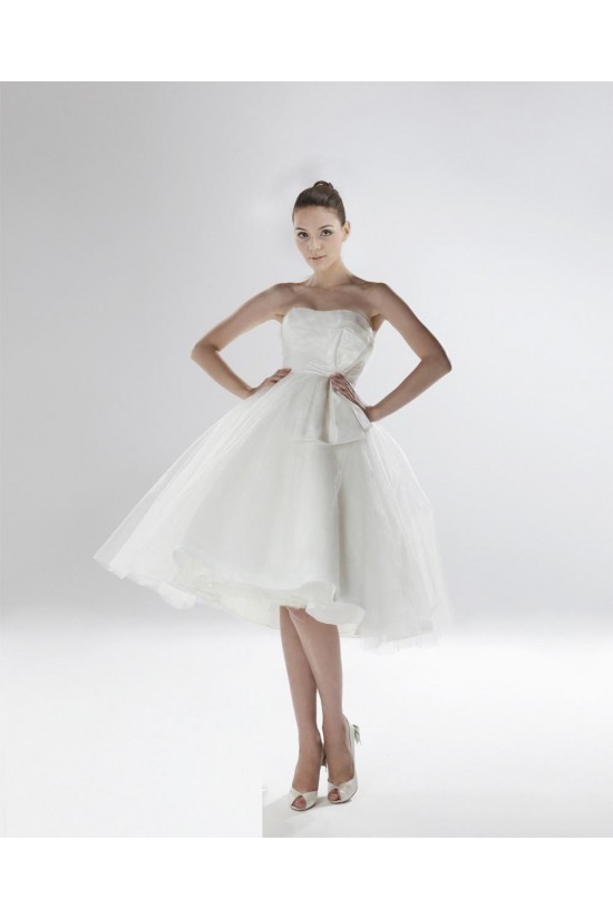 A-line Strapless Short Bridal Wedding Dress WD010248 A-line Strapless Short Bridal Wedding Dress WD010248