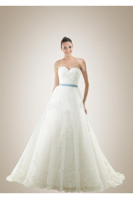 A-line Sweetheart Court Train Lace Bridal Gown WD010262 A-line Sweetheart Court Train Lace Bridal Gown WD010262