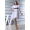 A-line V-neck Short Sleeves Short Chiffon Bridal Wedding Dresses WD010284