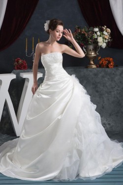 Ball Gown Strapless Bridal Wedding Dresses WD010304