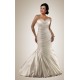 Trumpet/Mermaid Sweetheart Beaded Plus Size Bridal Wedding Dresses WD010307