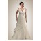 Elegant V-neck Plus Size Bridal Wedding Dresses WD010308