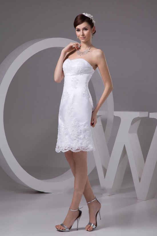 Short Sweetheart Lace Bridal Wedding Dresses WD010313 Short Sweetheart Lace Bridal Wedding Dresses WD010313