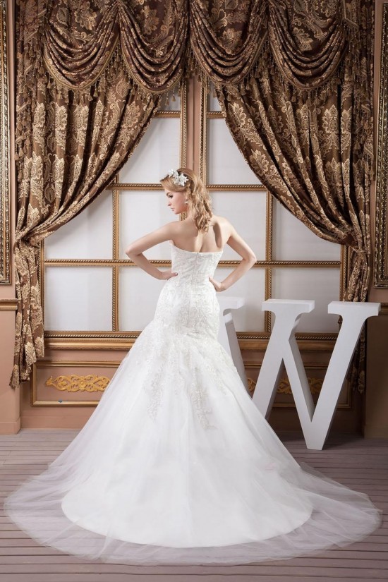 Trumpet/Mermaid Sweetheart Lace Bridal Wedding Dresses WD010318 Trumpet/Mermaid Sweetheart Lace Bridal Wedding Dresses WD010318