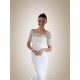 Trumpet/Mermaid Off the Shoulder Short Sleeves Lace Bridal Wedding Dresses WD010322 Trumpet/Mermaid Off the Shoulder Short Sleeves Lace Bridal Wedding Dresses WD010322